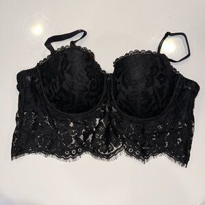 Lace push up bra